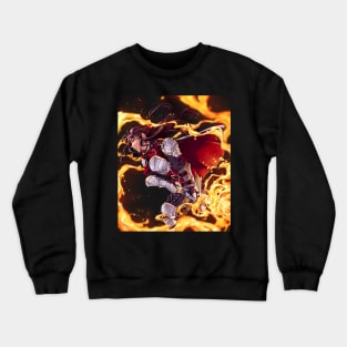 The Flaming Rose of Thunder Keep Crewneck Sweatshirt